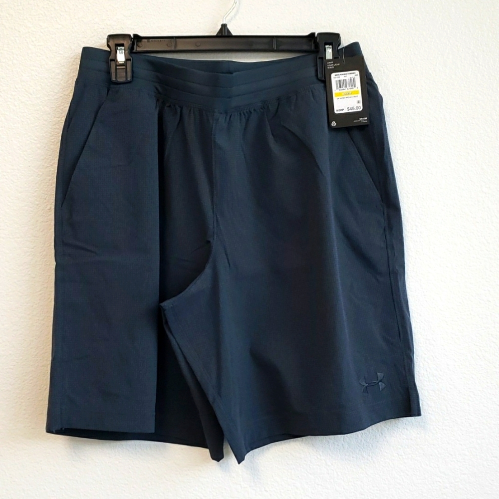 Under Armour Mens Vented Shorts - Stealth Gray